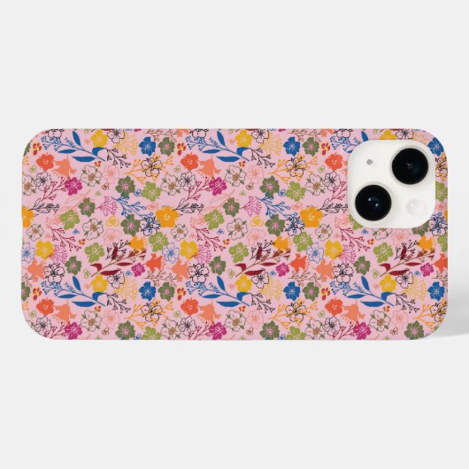 Modern Batik Rose Shadow Case-Mate iPhone Case (Achterkant (horizontaal))