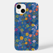 Modern Batik Victoria Blue Case-Mate iPhone Case (Achterkant)