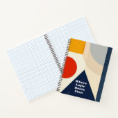 Modern Bauhaus Geometric Pattern Notitieboek (Binnen)