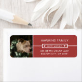 Modern Be Merry Foto's Retouradres Etiket (Insitu)