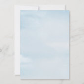 Modern Beach and Dunes Wedding Brunch Kaart (Achterkant)