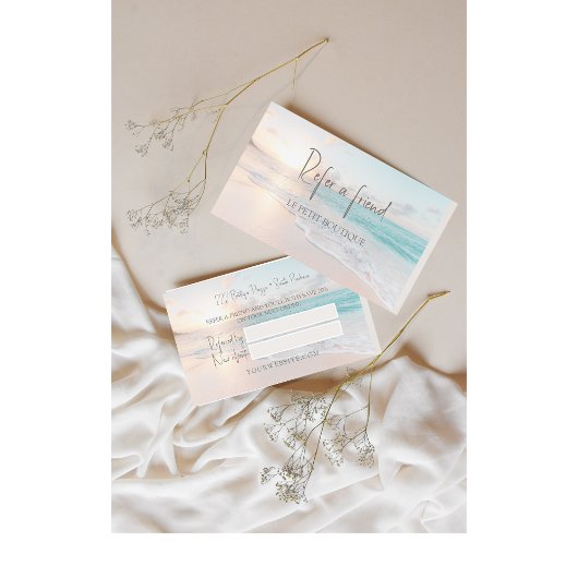 Modern Beach Référer une carte d'ami