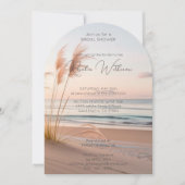 Modern Beach Seaside vrijgezellenfeest Kaart (Voorkant)