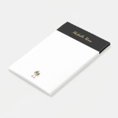 Modern Beach Tropical Palm Trees Script Post-it® Notes (Schuin)
