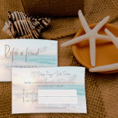 Modern Beach Verwijs een Vriend Verwijzing Kaart