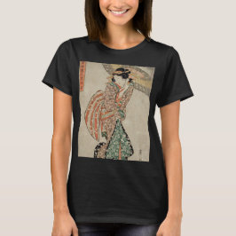 Modern Beauty in a Snowstorm - Kikukawa Eizan T-shirt