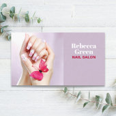 Modern Beauty Manicurist Nail Artist Nail Salon Visitekaartje