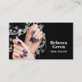 Modern Beauty Manicurist Nail Artist Nail Salon Visitekaartje (Voorkant)