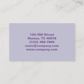 Modern Beauty Manicurist Nail Artist Nail Salon Visitekaartje (Achterkant)