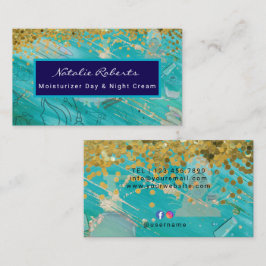 Modern Beauty Salon Moisturizer Day/Night Cream Visitekaartje