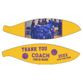 Modern Bedankt Coach Teken Team Foto Basketbal (Panelen)