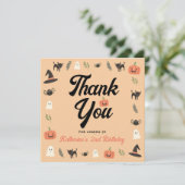 Modern bedankt voor je komst. (Staand voorkant)