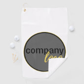 MODERN BEDRIJF EIGEN LOGO WHITE PROMOTIONELE GOLFHANDDOEK (Insitu)