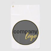 MODERN BEDRIJF EIGEN LOGO WHITE PROMOTIONELE GOLFHANDDOEK (Voorkant)