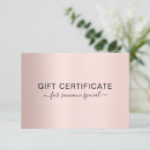 MODERN BEDRIJFSCERTIFICAAT, cadeau voor u (Staand voorkant)