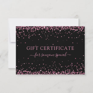 MODERN BEDRIJFSCERTIFICAAT GIFT GLITTER