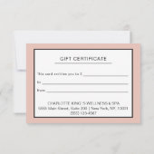 MODERN BEDRIJFSCERTIFICAAT TROPISCH cadeau voor u (Achterkant)