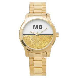 Modern bedrijfsmonogram Mannen Horloge