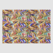 Modern behang psychedelische achtergrond Afstudere Tissuepapier (Voorkant)