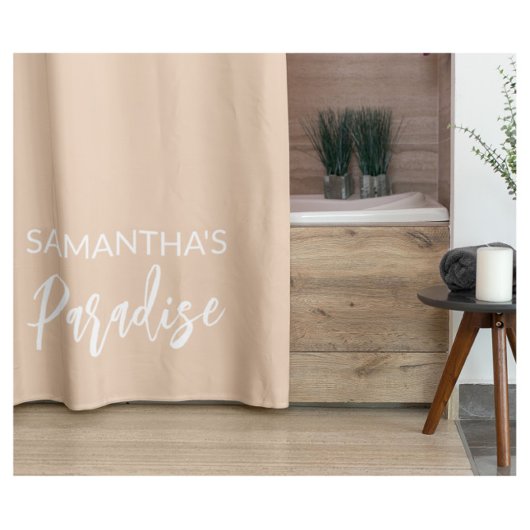 Modern Beige Douchegordijn