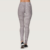 Modern Beige-Grey Snakeskin-Leggings Leggings (Achterkant)