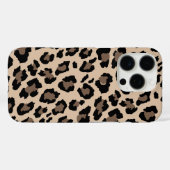 Modern Beige Leopard Cheetah Animal Print Patroon Case-Mate iPhone Case (Achterkant (horizontaal))