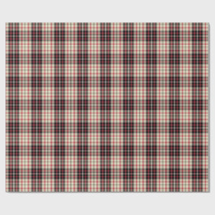 Modern beige ruit  cadeaupapier