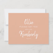 Modern, ben je mijn dienstmeisje? Voorstel (Achterkant)