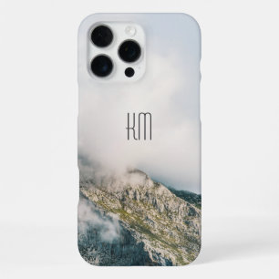 Modern Bergtop Monogram iPhone 16 Pro Max Hoesje