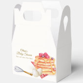 Modern Berry Pancake Egg Whisk Brunch Baby shower Bedankdoosjes (Open)