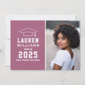 Modern Berry roze fotograaf Kaart (Voorkant)