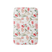 Modern bessen kersen bloemenpatroon badmat (Voorkant Verticaal)