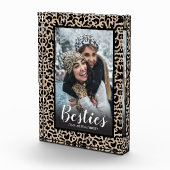 Modern Best Friends Leopard Print Fotoblokken (Rechts)