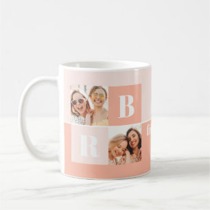 Modern Best Friends Photo Coffee Mok