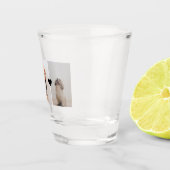 Modern Best Fur Mam Ever | Dog Photo Shot Glas (Rechts)