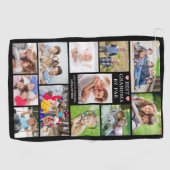 Modern BEST GRANDMA MET PAR 12 Aangepast fotocolla Golfhanddoek (Horizontaal)