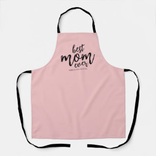 Modern Best Mam Ever Kinder Name Script   Roze Schort