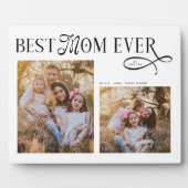 Modern Best Mom Ever Photo Mothers Day Gifts Fotoplaat (Voorkant)