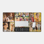 Modern Best Papa Ever 14 Photo Collage personnalis (Clavier et souris)