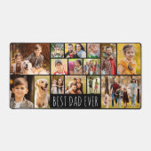 Modern Best Papa Ever 14 Photo Collage personnalis (Recto)