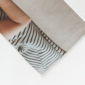 Modern 'Best Papa Ever' Photo Collage Fleece Deken (Hoek)