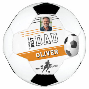 Modern Best Papa Père Keepsaké Photo Football