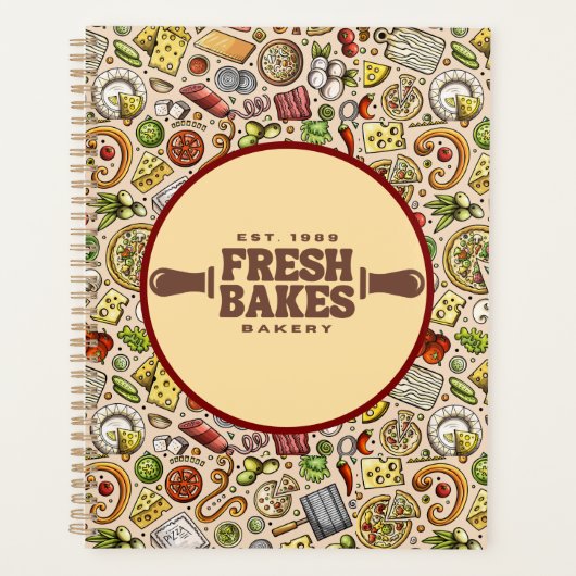 Modern Best Pizza In Town Professional  Planner (Voorkant)