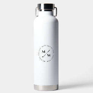 MODERN BESTE DAD VAN PAR GOLF VADERDAG MONOGRAM WATERFLES