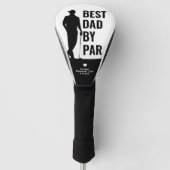 Modern Beste Pap Door Par Vaderdag Golfheadcover (Voorkant)
