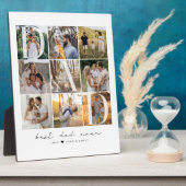 Modern Beste Papa Ooit Script 9 Fotorooster Papa G Fotoplaat (Zijkant)