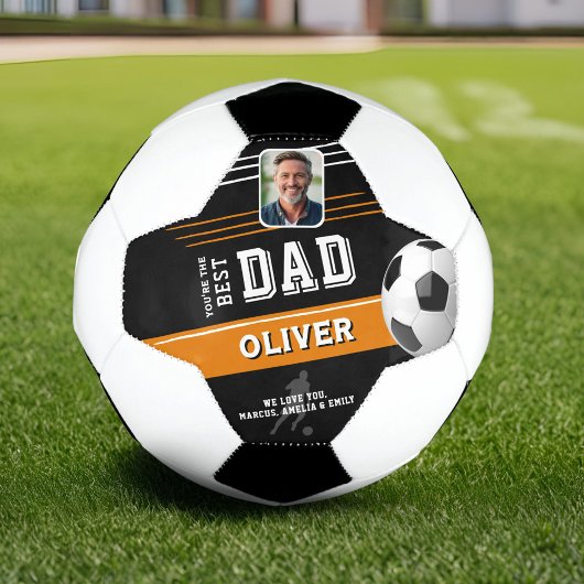 Modern Beste Papa Vader Geschenk Foto Voetbal 