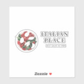 Modern beste salaris in de stad sticker (Vel)