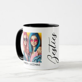 Modern Bestie Black Script 2 Foto Mok