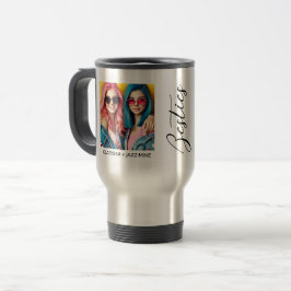 Modern Bestie Black Script 2 Foto Reisbeker